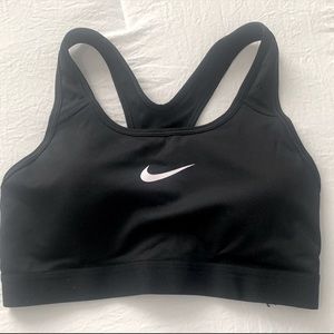 Nike sports bra, size small, black